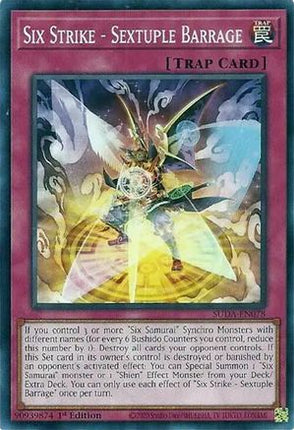 Six Strike - Sextuple Barrage (Common / Short Print) [SUDA-EN078] 1st Edition