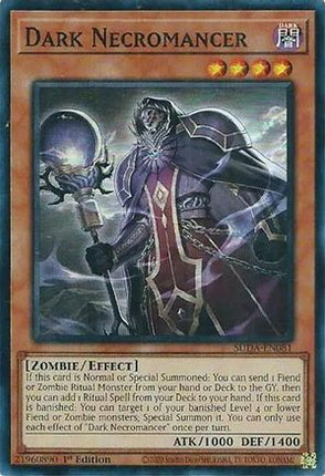 Dark Necromancer [SUDA-EN081] Super Rare 1st Edition