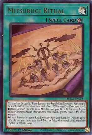 Mitsurugi Ritual [SUDA-EN095] Ultra Rare 1st Edition