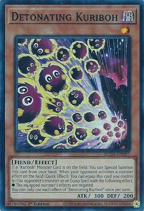 Detonating Kuriboh [SUDA-EN097] Super Rare 1st Edition