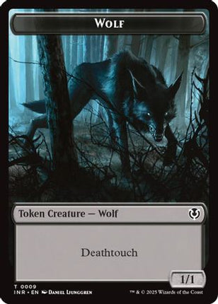 Wolf (0009) // Wolf (0018) Double-Sided Token [Innistrad Remastered]