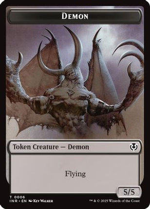 Demon // Human Cleric Double-Sided Token [Innistrad Remastered]