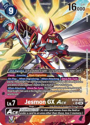 Jesmon GX ACE (Alternate Art) [BT20-021] [Release Special Booster 2.5] Foil