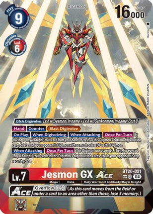 Jesmon GX ACE (Textured) [BT20-021] [Release Special Booster 2.5] Foil