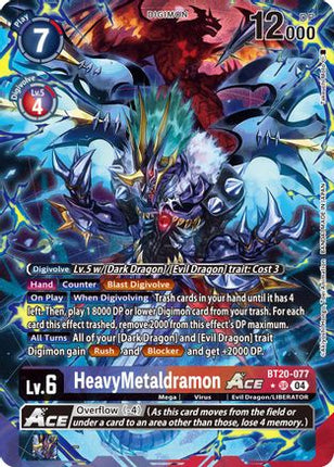 HeavyMetaldramon ACE (Alternate Art) [BT20-077] [Release Special Booster 2.5] Foil