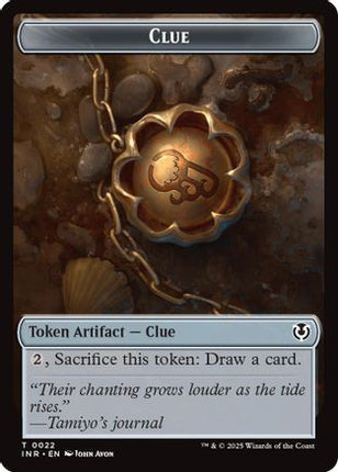 Clue // Eldrazi Horror Double-Sided Token [Innistrad Remastered] Foil