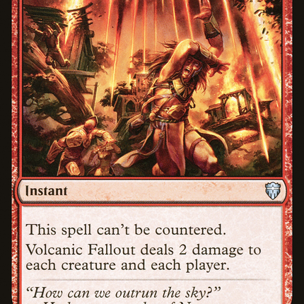 Volcanic Fallout [Commander Legends]