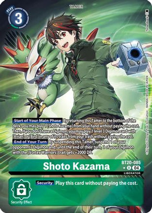 Shoto Kazama (Alternate Art) [BT20-085] [Release Special Booster 2.5] Foil