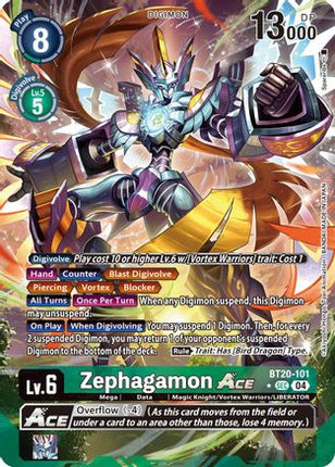 Zephagamon ACE (Alternate Art) [BT20-101] [Release Special Booster 2.5] Foil