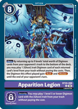 Apparition Legion [BT20-098] [Release Special Booster 2.5]