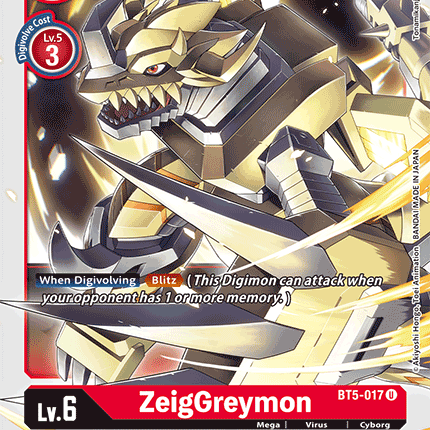 ZeigGreymon [BT5-017] [Battle of Omni]