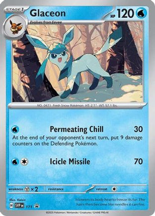 Glaceon - 171 (Cosmos Holo) - 171/null [SV: Scarlet & Violet Promo Cards] Holofoil