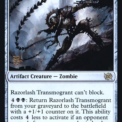 Razorlash Transmogrant [The Brothers' War Promos] Prerelease Foil