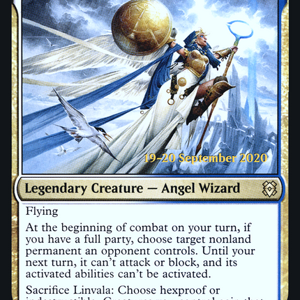Linvala, Shield of Sea Gate [Zendikar Rising Promos] Prerelease Foil