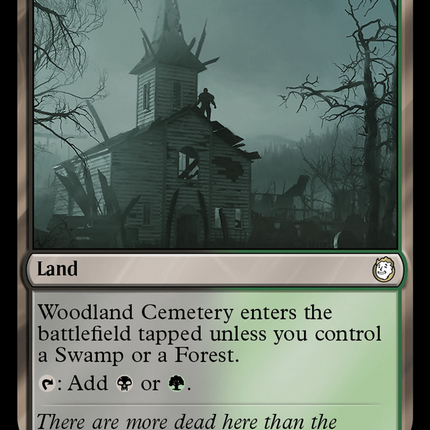 Woodland Cemetery [Fallout] Surge Foil