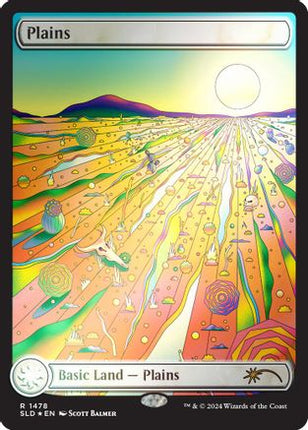 Plains (1478) (Rainbow Foil) (1478) [Secret Lair Drop Series] Foil