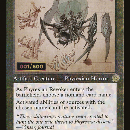 Phyrexian Revoker (Retro) [The Brothers' War Retro Artifacts] Serialized Foil