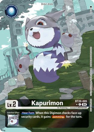 Kapurimon (Release Special Booster 2.5: Box Promotion Pack) [BT20-005] [Release Special Booster 2.5] Foil