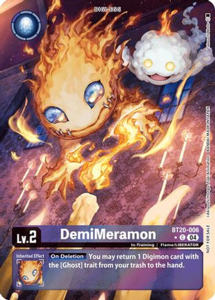 DemiMeramon - BT20-006 (Release Special Booster 2.5: Box Promotion Pack) [BT20-006] [Release Special Booster 2.5] Foil