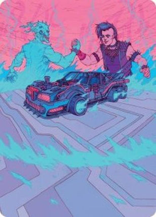 Demonic Junker Art Card [Art Series: Aetherdrift]