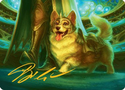 District Mascot Art Card (30/54) (Gold-Stamped Signature) [Art Series: Aetherdrift]