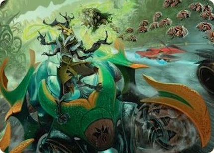 Aatchik, Emerald Radian Art Card (15/54) [Art Series: Aetherdrift]