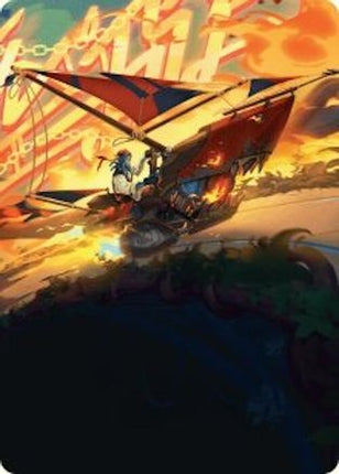 Boosted Sloop Art Card [Art Series: Aetherdrift]