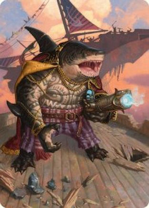 Captain Howler, Sea Scourge Art Card (4/54) [Art Series: Aetherdrift]