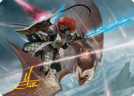 Caradora, Heart of Alacria Art Card (14/54) (Gold-Stamped Signature) [Art Series: Aetherdrift]