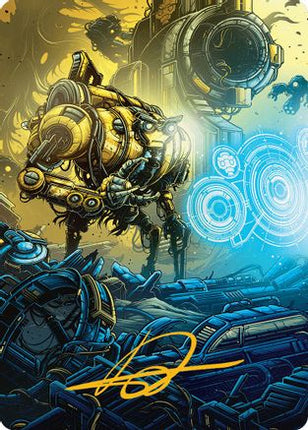 Mendicant Core, Guidelight Art Card (1/54) (Gold-Stamped Signature) [Art Series: Aetherdrift]