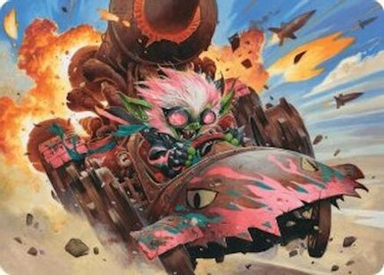 Redshift, Rocketeer Chief Art Card [Art Series: Aetherdrift]