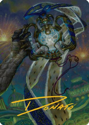The Aetherspark Art Card (Gold-Stamped Signature) [Art Series: Aetherdrift]