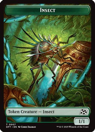 Insect // Elephant Double-Sided Token [Aetherdrift]