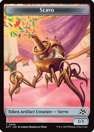 Servo // Thopter (0009) Double-Sided Token [Aetherdrift]