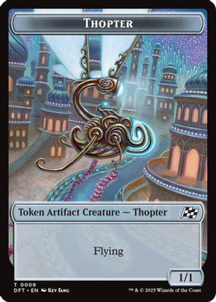 Thopter (0009) // Treasure Double-Sided Token [Aetherdrift]