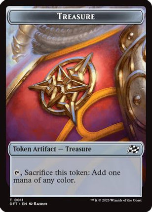 Treasure // Pilot Double-Sided Token [Aetherdrift]