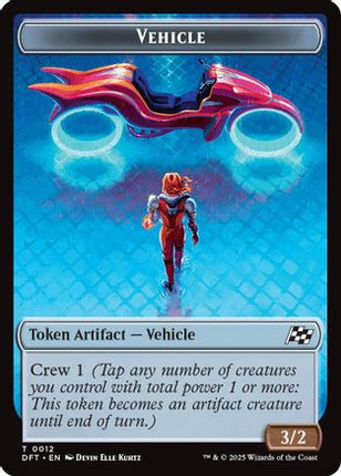 Vehicle // Pilot Double-Sided Token [Aetherdrift]