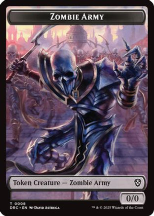 Zombie Army // Shapeshifter Double-Sided Token [Commander: Aetherdrift]