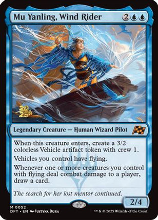 Mu Yanling, Wind Rider [Prerelease Cards] Foil