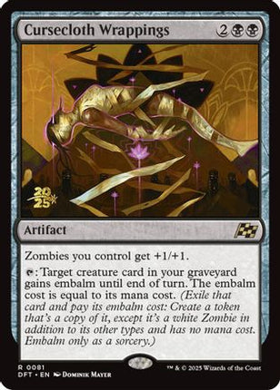Cursecloth Wrappings [Prerelease Cards] Foil