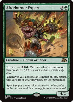 Afterburner Expert [Prerelease Cards] Foil