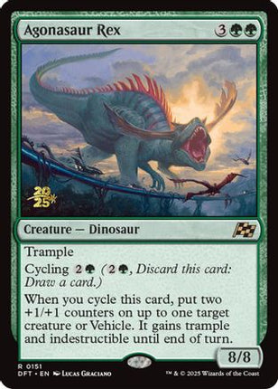 Agonasaur Rex [Prerelease Cards] Foil