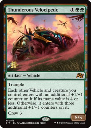 Thunderous Velocipede [Prerelease Cards] Foil