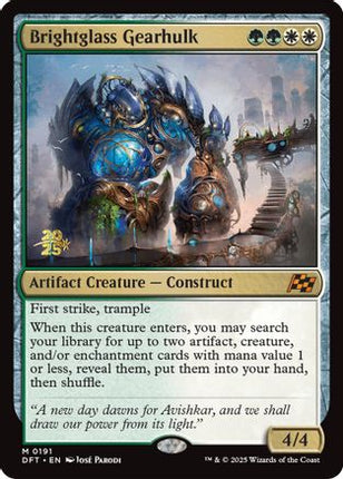 Brightglass Gearhulk [Prerelease Cards] Foil