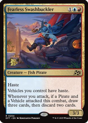 Fearless Swashbuckler [Prerelease Cards] Foil