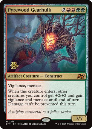 Pyrewood Gearhulk [Prerelease Cards] Foil
