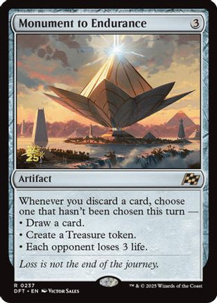 Monument to Endurance [Prerelease Cards] Foil