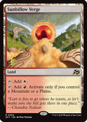 Sunbillow Verge [Prerelease Cards] Foil