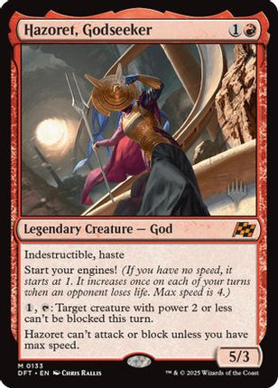 Hazoret, Godseeker [Promo Pack: Aetherdrift] Foil