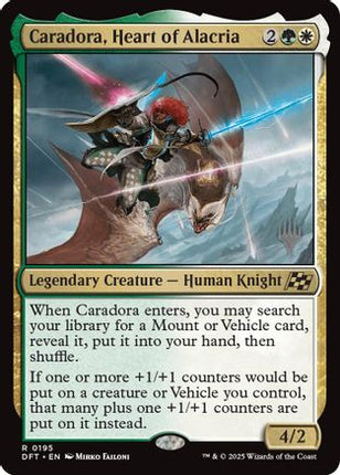 Caradora, Heart of Alacria [Promo Pack: Aetherdrift] Foil